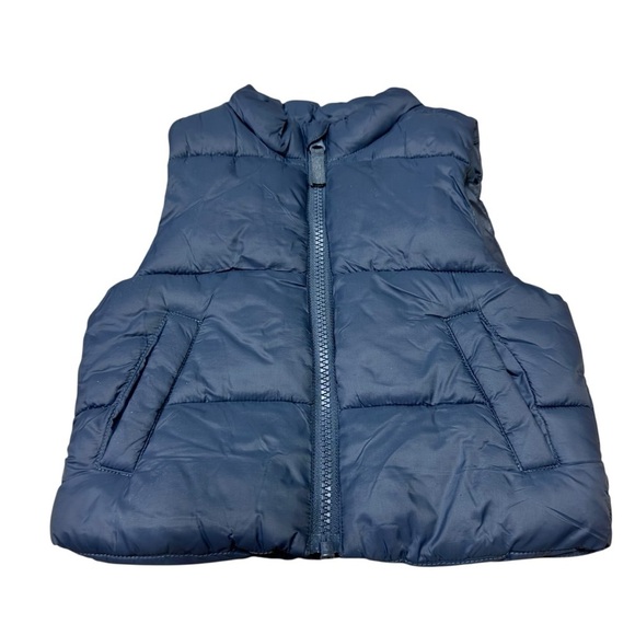 wonder nation Other - Wonder Nation Baby Size 12 Months Puffer Vest Quilted Full Zip w. Pockets Blue